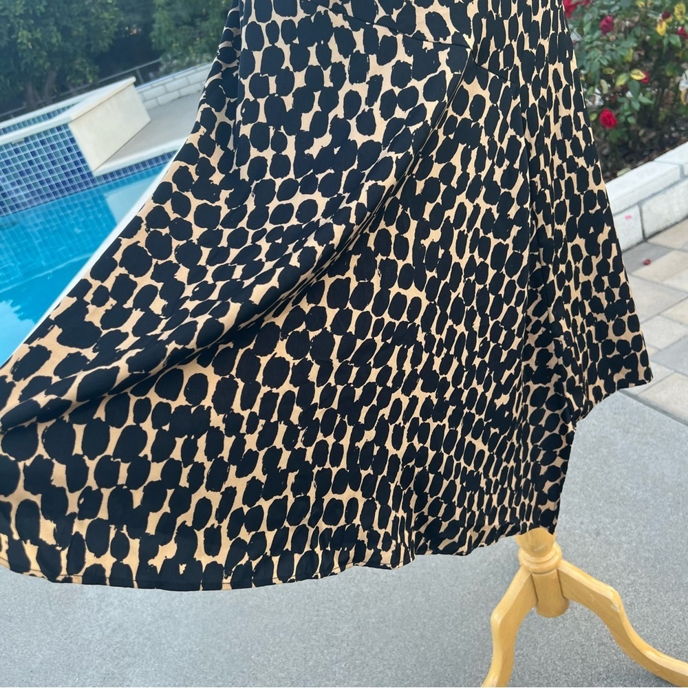 WHO WHAT WEAR leopard print midi skirt|10 - Picture 7 of 9
